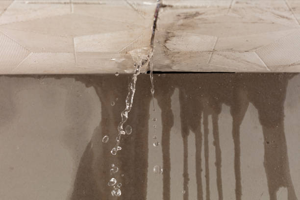 Professional Burst Pipe Cleanup technician working in Rossville, MD